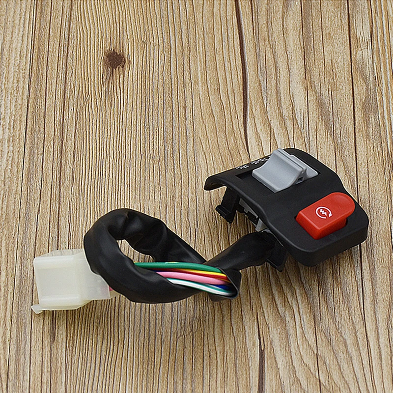 Handlebar Left Right Side Control Switches for Yamaha Electric Bike Scooter Horn Button Turn Fog Lamp Light Start Switch 1 Pair