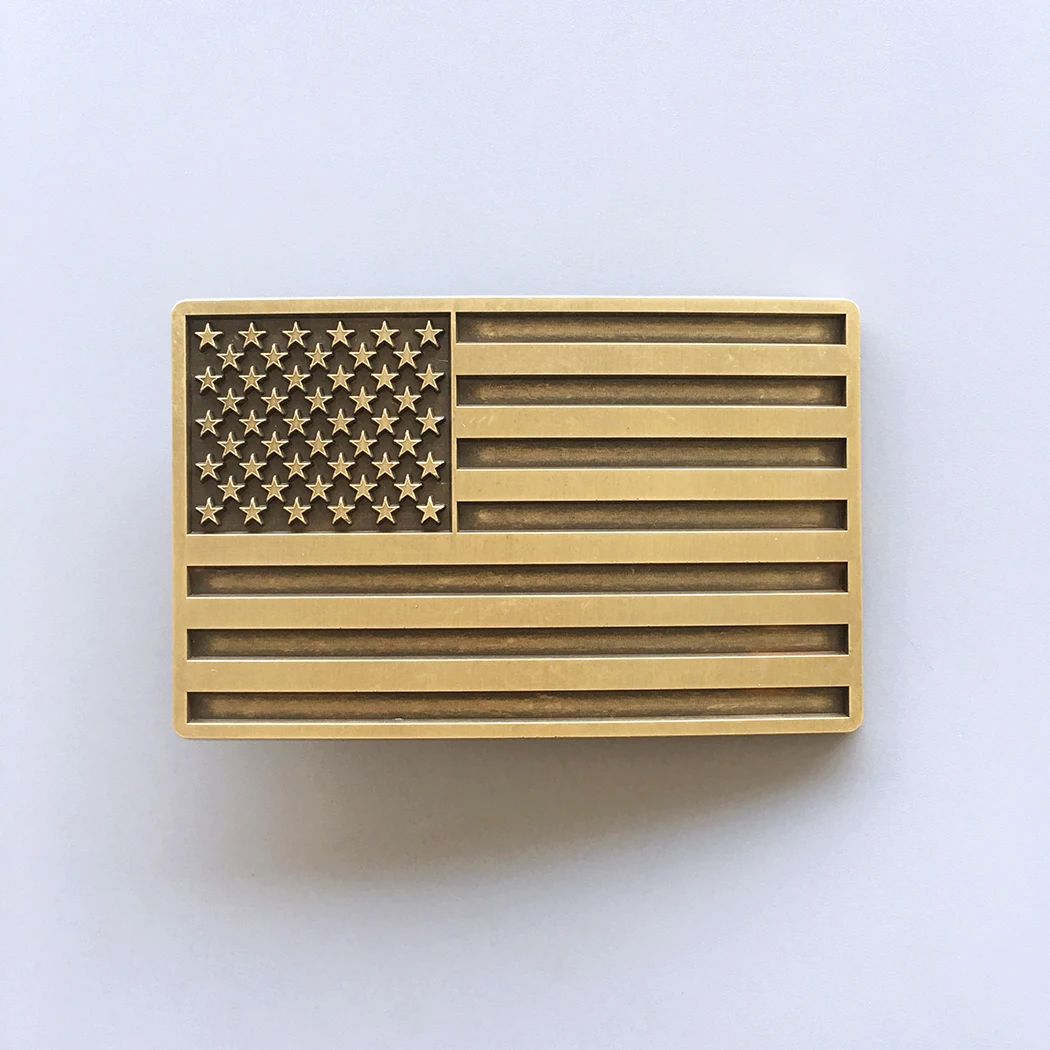 Mens Belt Buckle New Vintage American USA Flag Rectangle Belt Buckle Gurtelschnalle also Stock in US BUCKLE-FG028AB