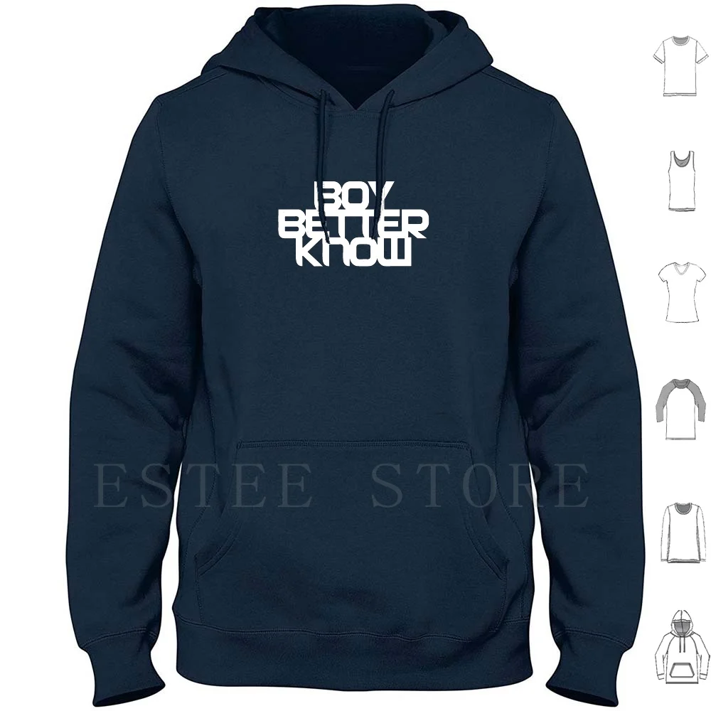 Bbk White Logo Hoodies Long Sleeve Boy Better Know Boy Better Know Bbk Grime Rap Uk Skepta Jme Wiley Jammer Frisco