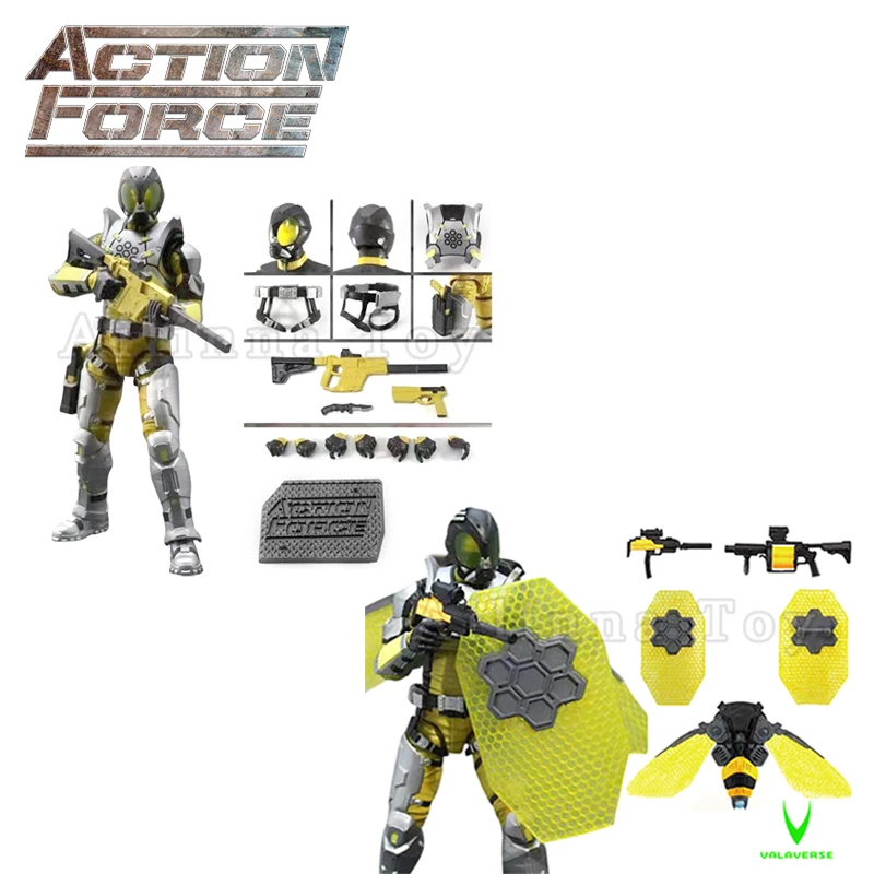 Valaverse Action Force 1/12 6inches Action Figure Wave 1 Swarm Trooper & Gear Pack Anime Collection Model For Gift Free Shipping