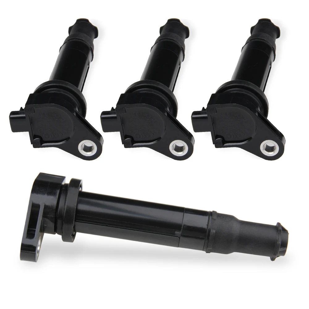 Super Ignition Coils Pack For 2006 2007 2008 2009 2010 Hyundai Accent Kia Rio