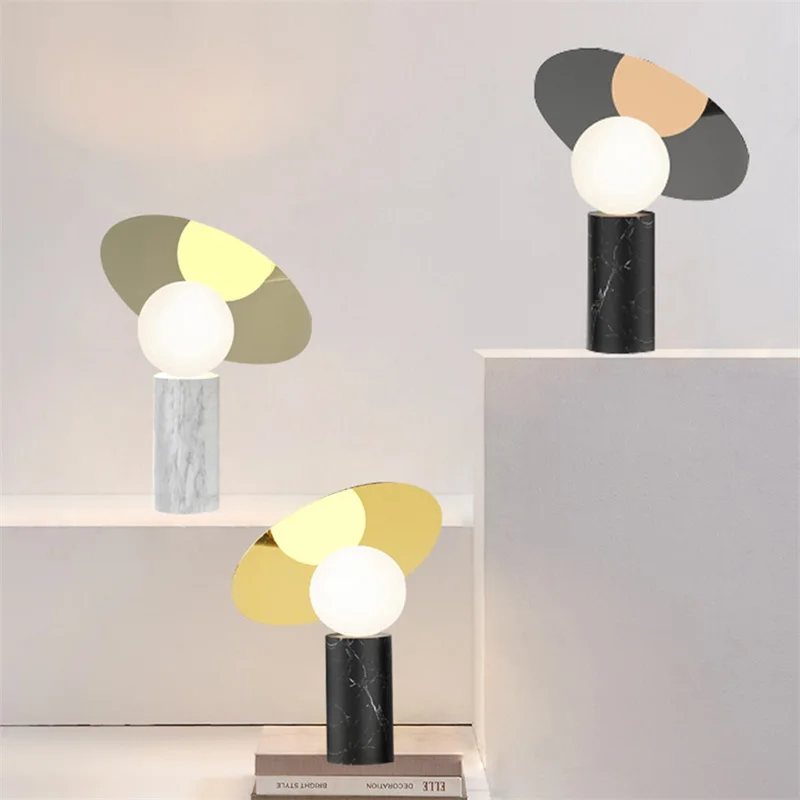 OURFENG Bedside Table Lamps 220V Desk Light Creative Nordic Home Decorative For Foyer Living Room Hotel Study Room