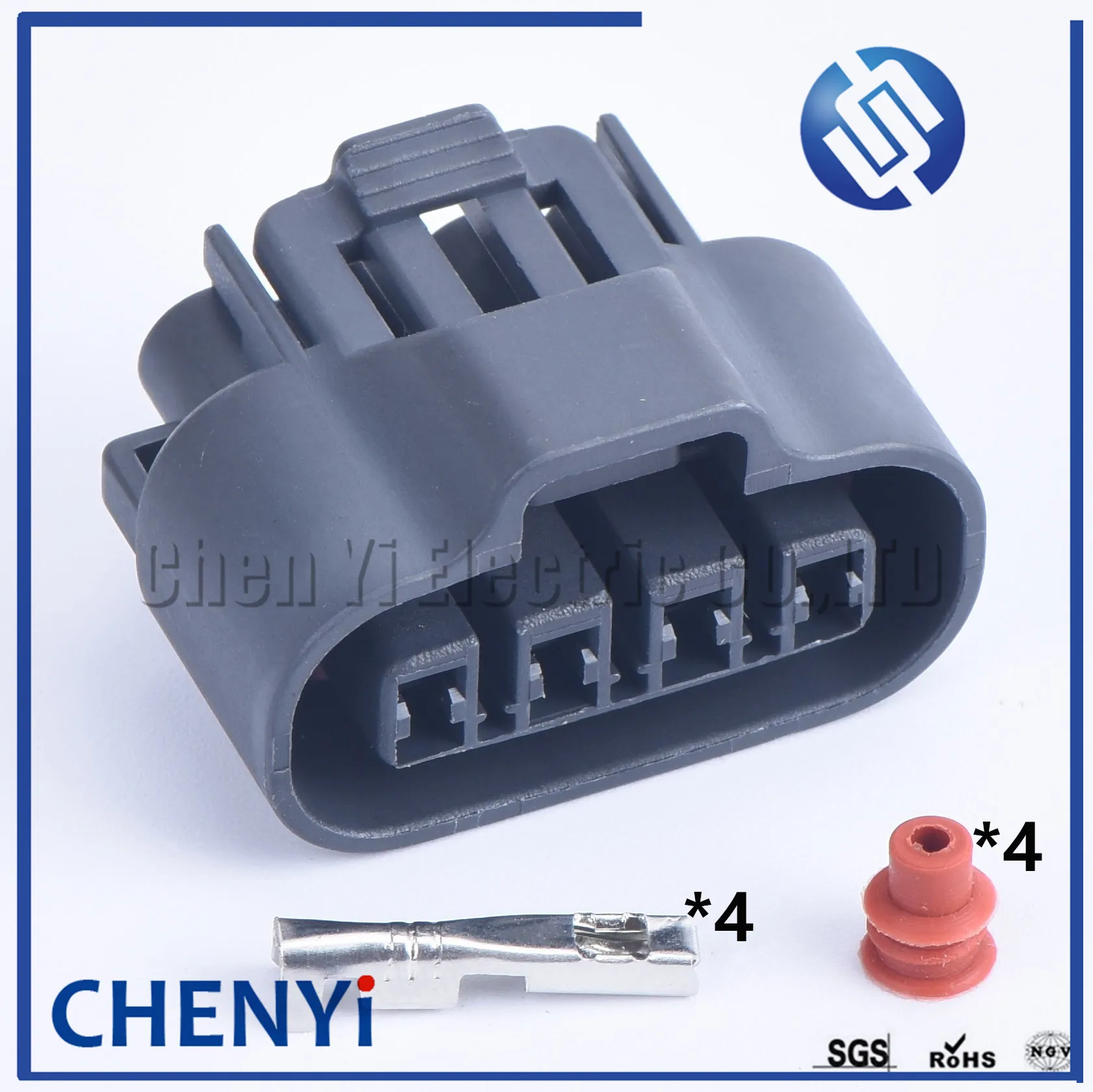 1 Set 4 Pin ST-SBD-4F-GR Waterproof Female Auto Electric Wire Connector Automotive Cable Housing Socket