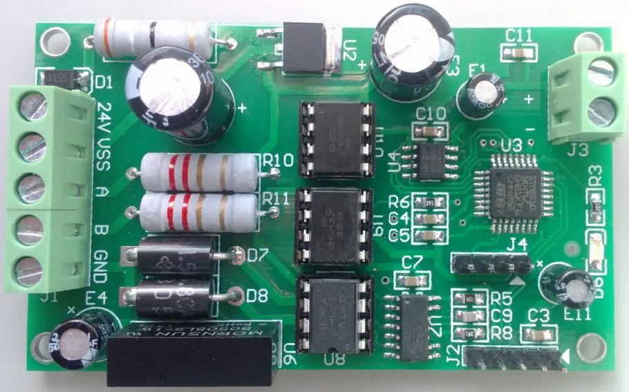 

0-5V Voltage Analog Signal Output AO Transmitter Generator Photoelectric Isolation 485 to 0-5V MODBUS