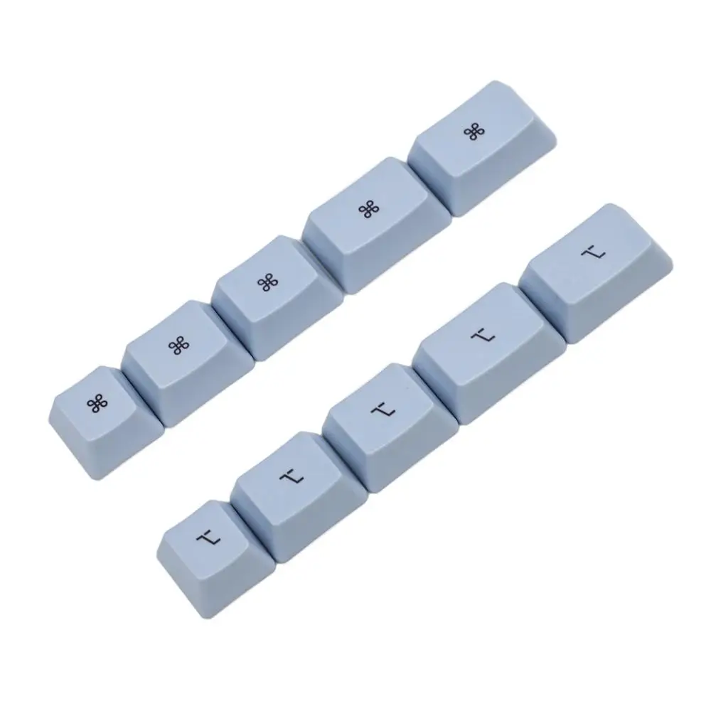 Carbon Godspeed White OEM Profile PBT Dye Sub Keycaps Mac Keycaps For Cherry MX Mechanical Keyboard