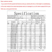 High Temp Silicone Test Cable #3