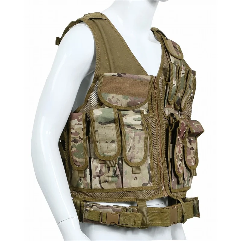  Tactical Molle Vest Plate Carrier Swat Police Body Armor Paintball Equipment Shooting Hunting Airsoft Combat Vests