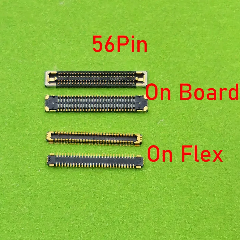 

2 шт. 56Pin ЖК-дисплей FPC разъем на плате для Samsung Galaxy Note 20/N981 U N980 Note20 Ultra/N986 B U N985 экран гибкий штекер