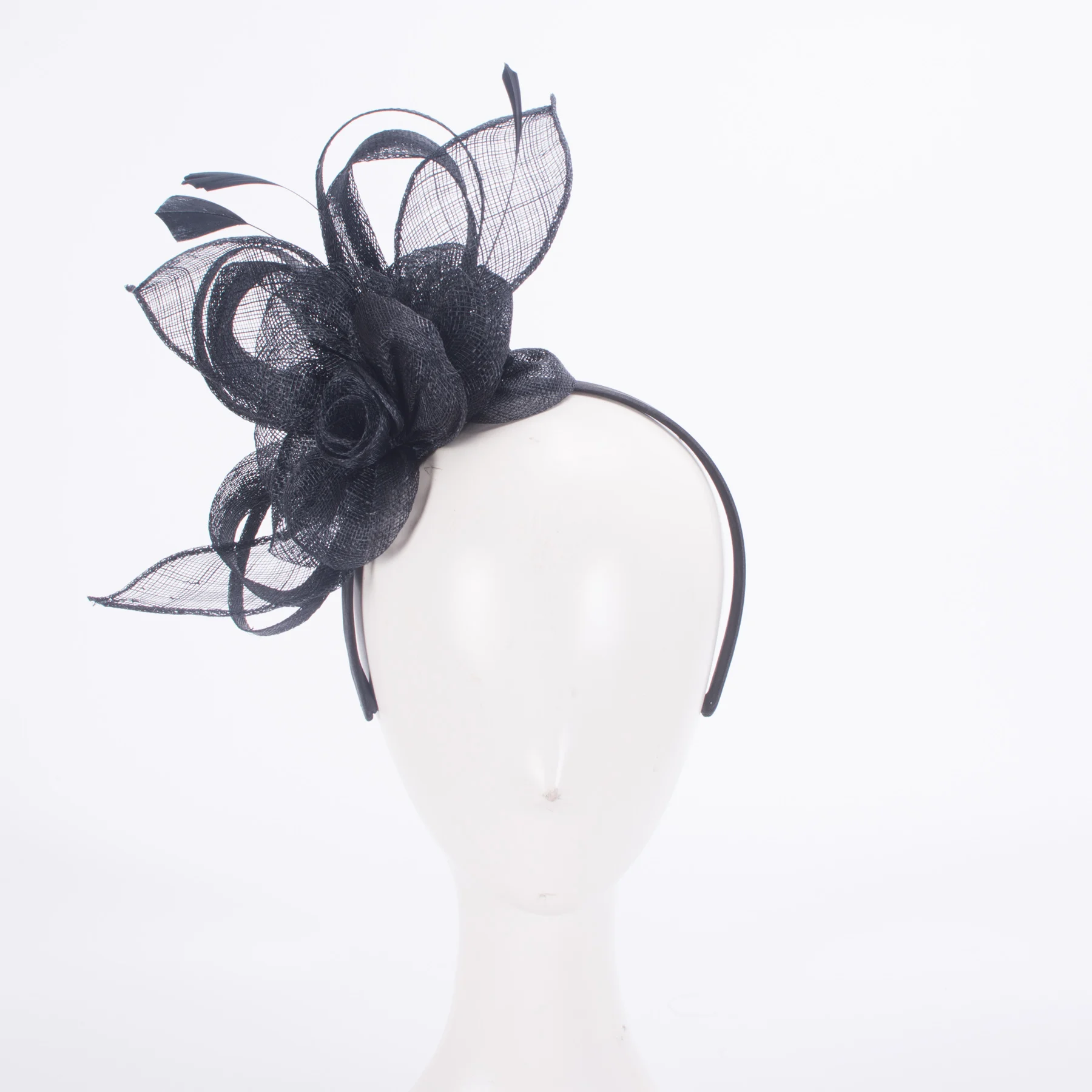 

Womens Kentucky Derby Sinamay Fascinators Wedding Church Racing Hats Headband Headpiece T469