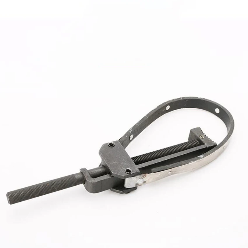Gear and Pulley Puller with 6mm Thick Belt, Anti-slip Handle, Toothed Fixed Head for Flywheel Disk Front Clutch Disassembly