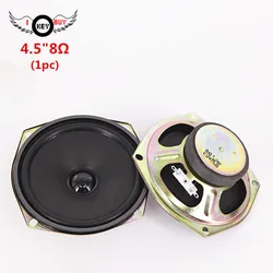1pc 120mm Full Range Speaker 4/4.5 Inch Multimedia Speakers 8Ohm 10W Paper Cone Foam Edge Broadcast Home Theart Woofer Black