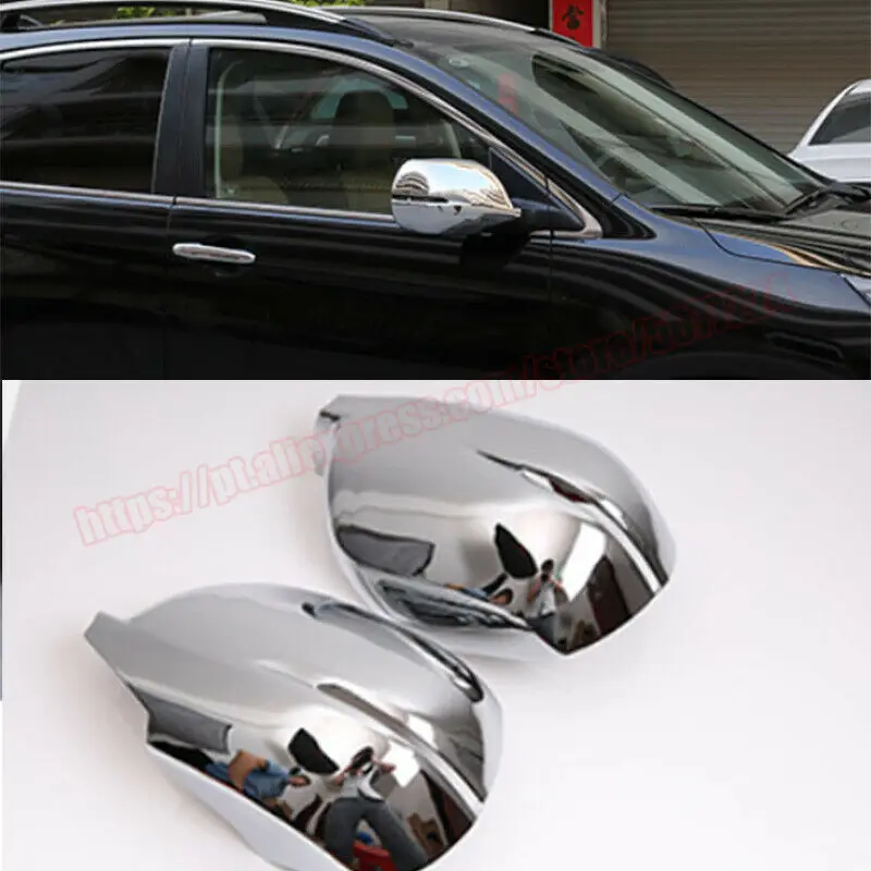 

For Honda CRV CR-V 2012-2016 2pcs ABS Chrome Rearview Mirror Moulding Trim Covers Garnish