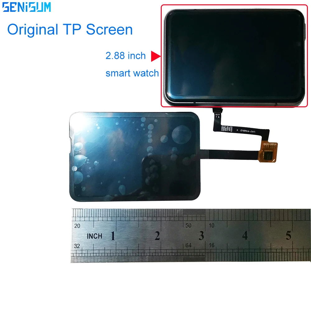 Imagem -06 - Original para S999 Relógio Inteligente 2.88 Polegadas Montagem de Tela Sensível ao Toque Tela Lcd para Relógio Quadrado Apple Max tp