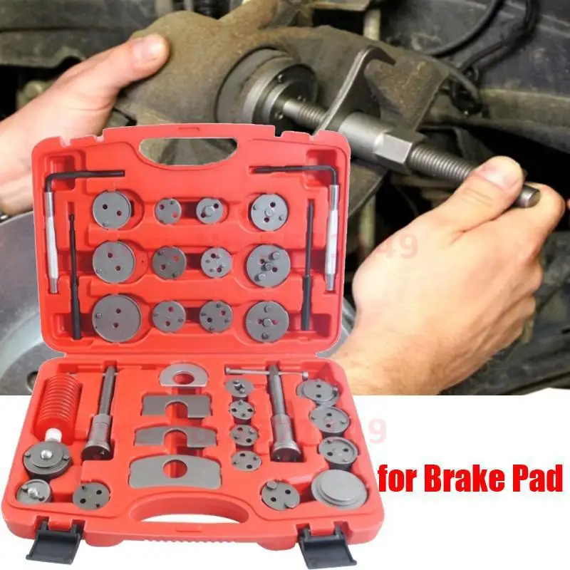 

35pcs Universal Disc Brake Caliper Piston Wind Back Pad Compressor Tool Kit Set for Brake Pad