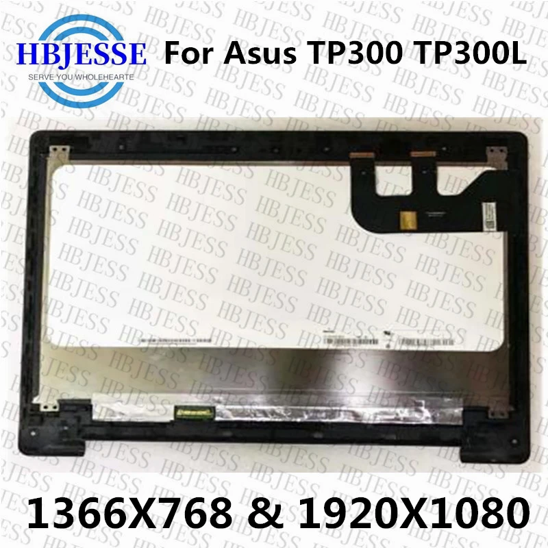 

Original Tested For Asus TP300 TP300L TP300LA TP300LD 13.3'' Laptop Touch LCD Display screen assembly 1366*768 OR 1920*1080