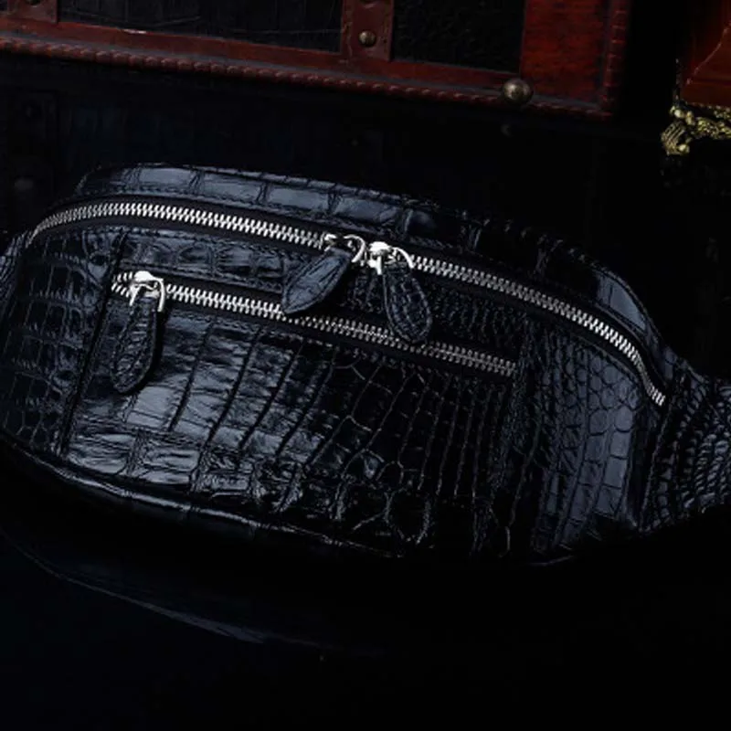 ourui new arrival male pockets black men pockets male wear-resisting men waist bag