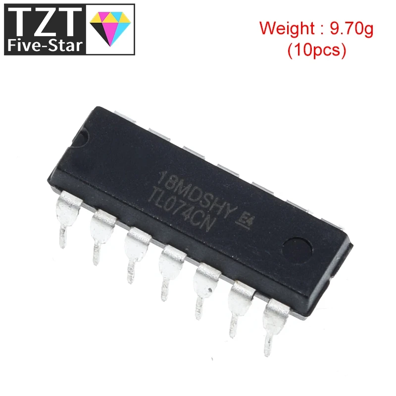 TZT 10/30 Stück TL074CN TL074 074CN – Detail 1