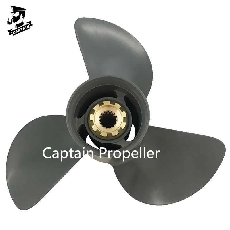 Capitano Elica 13 3/4x13 Misura Honda Fuoribordo Motore BFP60A BF75 BF90 BF115A di Alluminio 15 Dente Spline RH 58130-ZW1-013AH