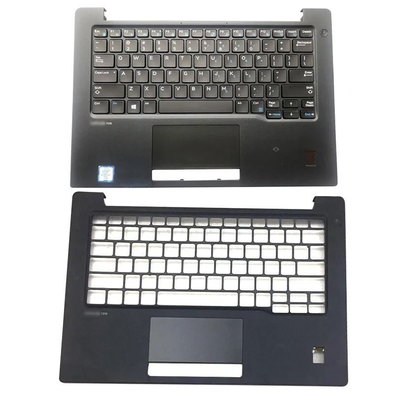 

NEW Laptop For DELL Latitude 13 7370 E7370 Series 0JTGW5 Palmrest Upper Case US Backlit Keyboard Touchpad