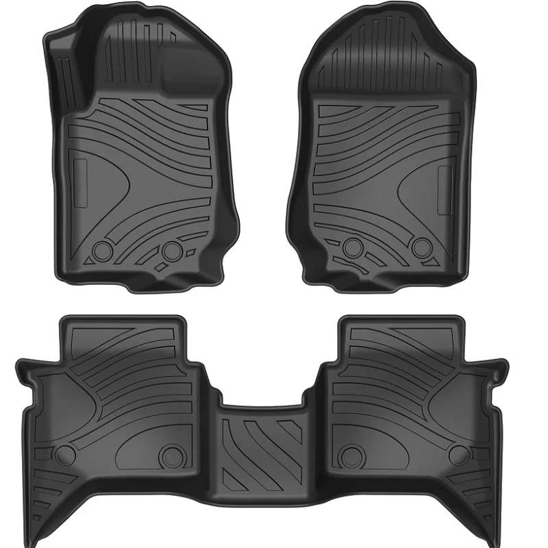 TPE Car Floor Mats For RANGER XLT XL WILDTRACK T7 Custom waterproof Floor Mat Luxury car interior Car Carpet foot Mats 2015-2019