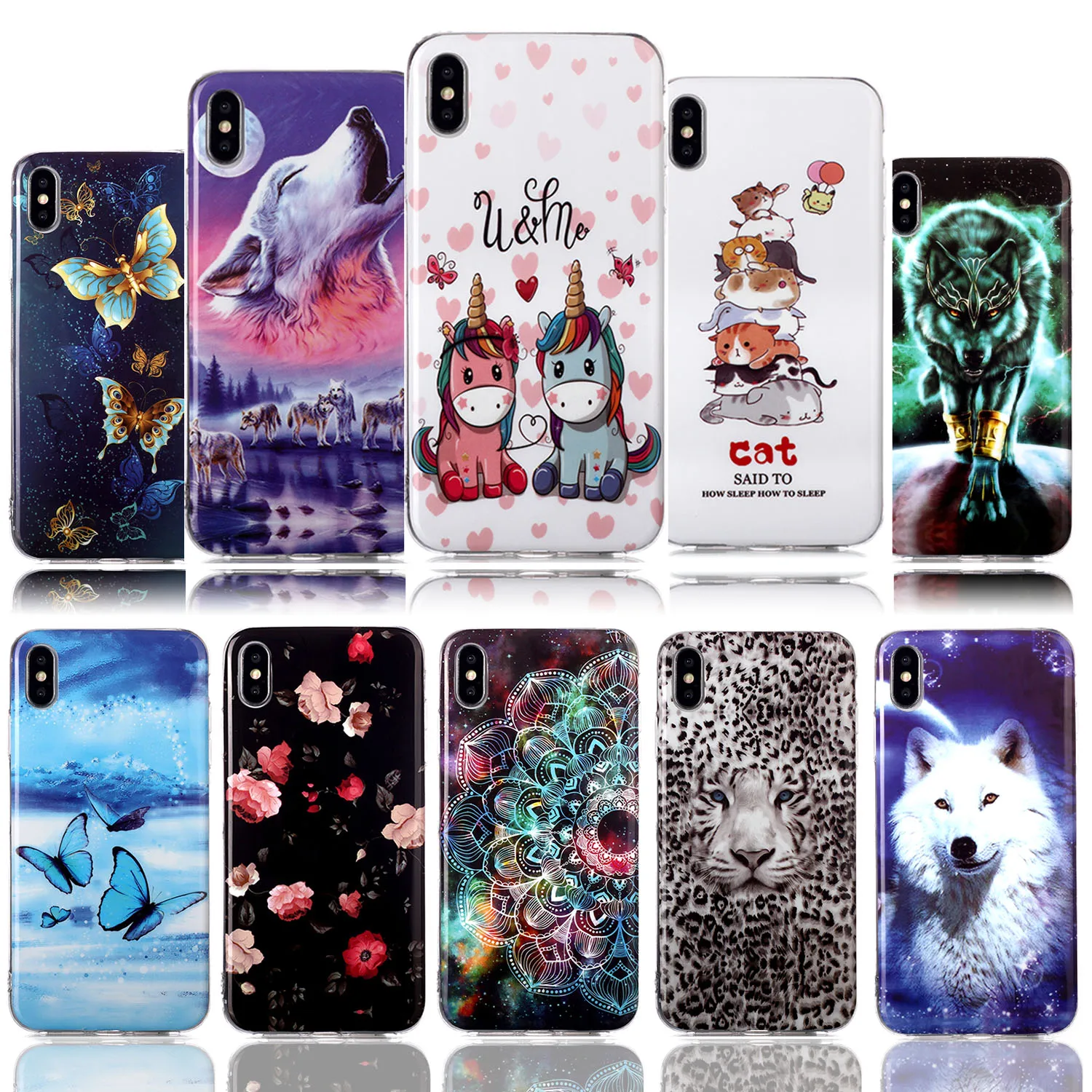 Plastic Cases For coque Huawei Y7 Prime 2019 Unicorn Soft Silicone Protector Mobile Bag sFor Caso Huawei estuche Y7 2019 Etui