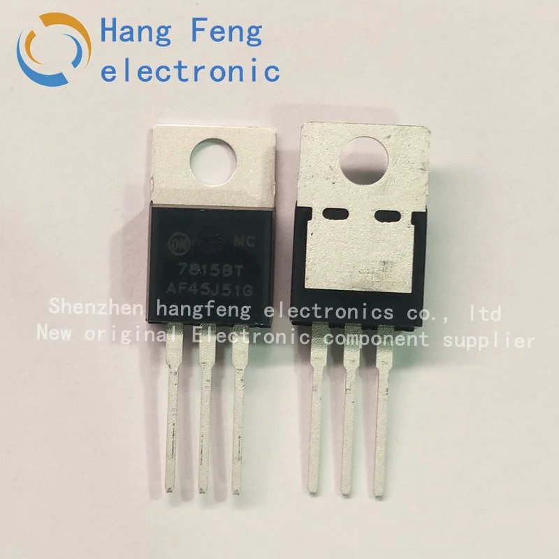 

10PCS MC7815BTG 7815BT MC7815BT MC7815 Linear Voltage regulator 15V 1.0A TO-220 New original