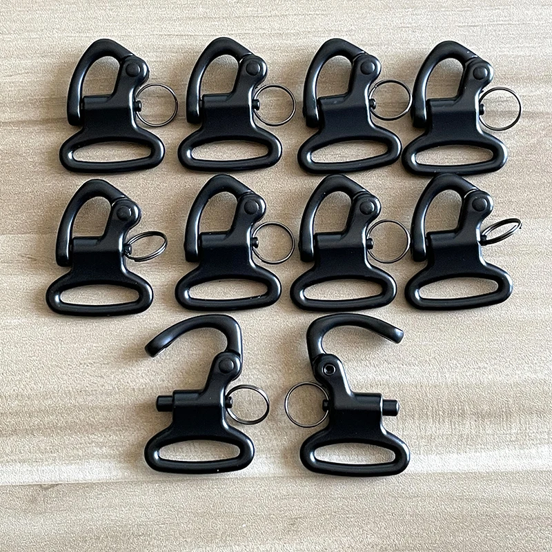 

10Pcs HK Type Sling Snap Hook Clips Rifle Strap Gun Attachment Carabiner Buckle