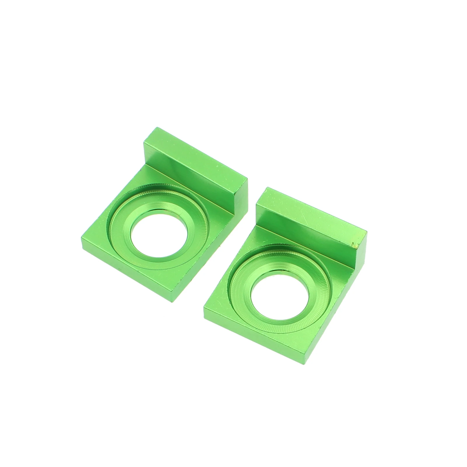 1Pair 12/15mm Aluminum CNC Chain Tensioner Adjuster Block For XR50 CRF70 Dirt Pit Bike Motorcycle