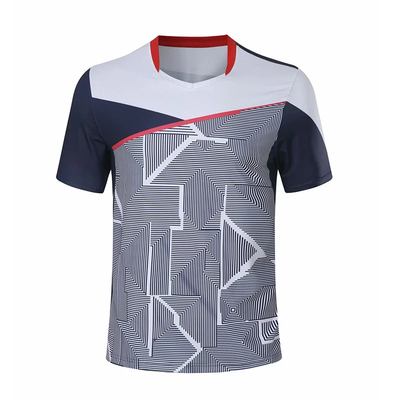 sports t shirt Badminton shirts Men workout t shirt Tennis shirts Male table tennis tshirt soccer Fitness training tshirts