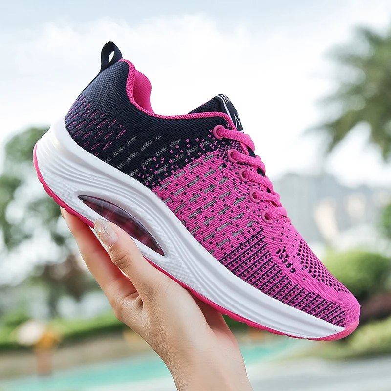 

Tenis Feminino Shoes Women Tennis Shoes New Sneakers Wedge Platform Shoes Height Increase Breathable Sock Footwear Zapatos Mujer