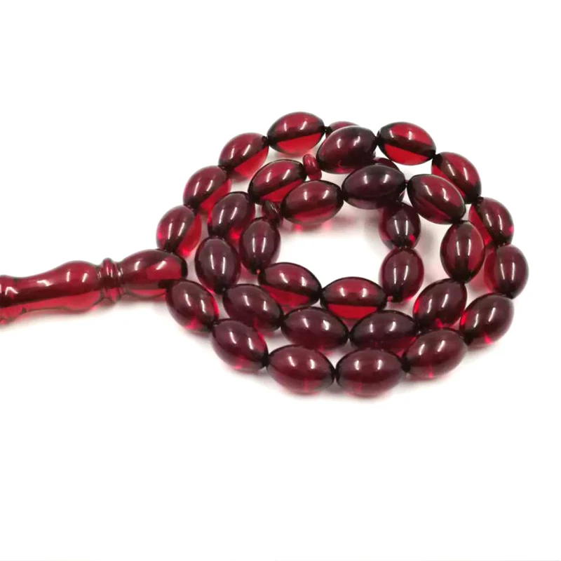 Tasbih Red resin 33 beads muslim bracelet gifts islamic jewelry arabia popular fashion style profession Misbaha store