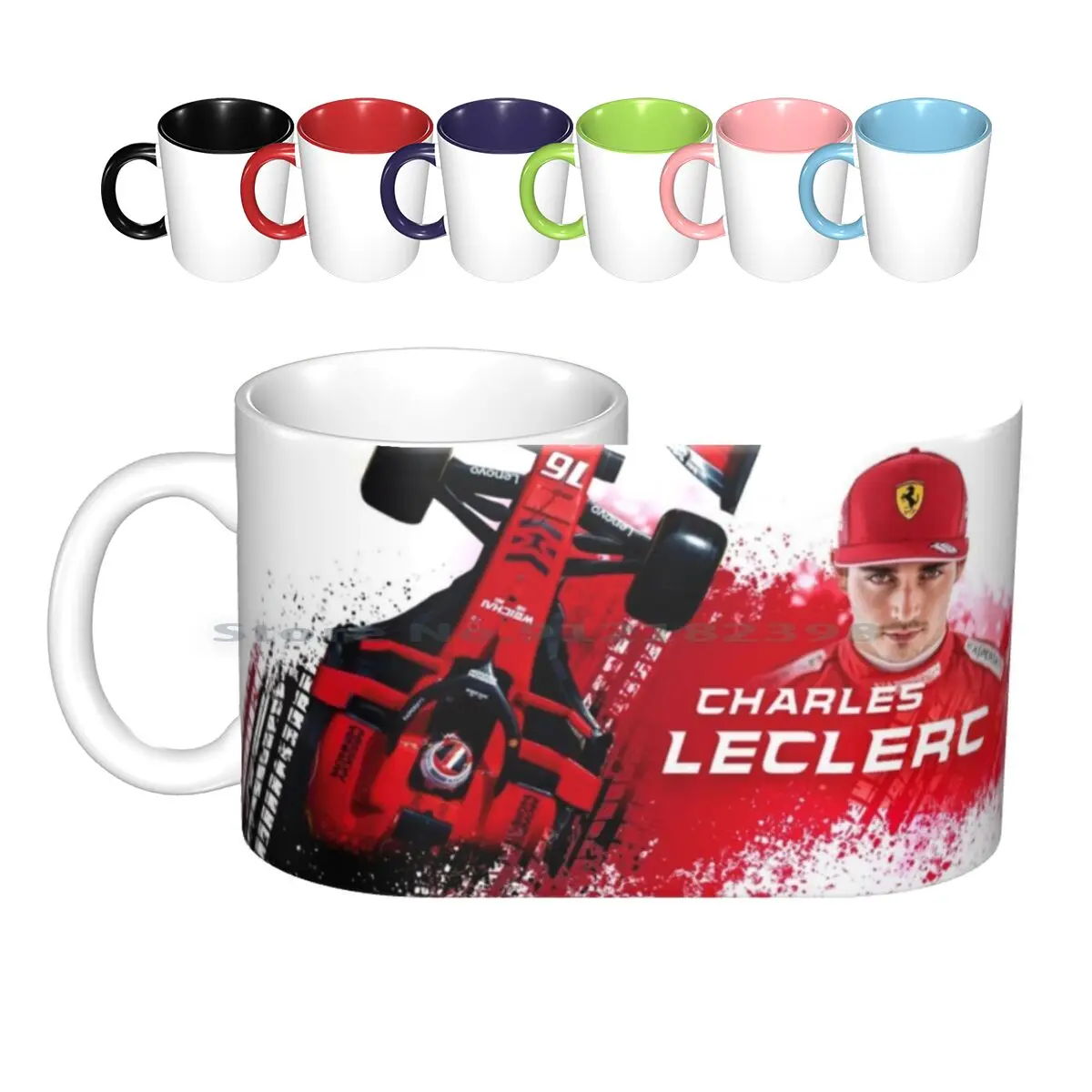 

Leclerc-2019 керамические кружки, кофейные чашки, Кружка для молока и чая, колесная техника, Kimi формула, гоночные автомобили, Vettel Kubica Kimi, быстрый Wdc, синие флаги, красный