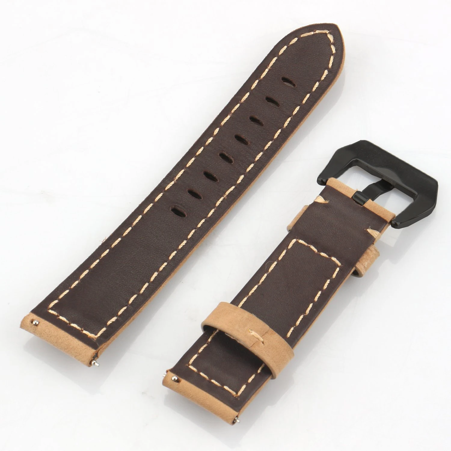 20mm Genuine Leather Watch Band Strap for Garmin Forerunner 245 245M 645 645M Smart Watch Wrist band for Venu SQ straps