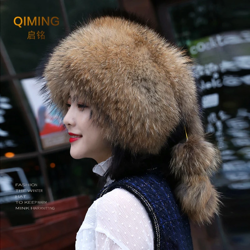 Lei Xuan fox fur hat children's winter warm fur hat children's winter raccoon dog fur Mongolian style imperial concubine hat