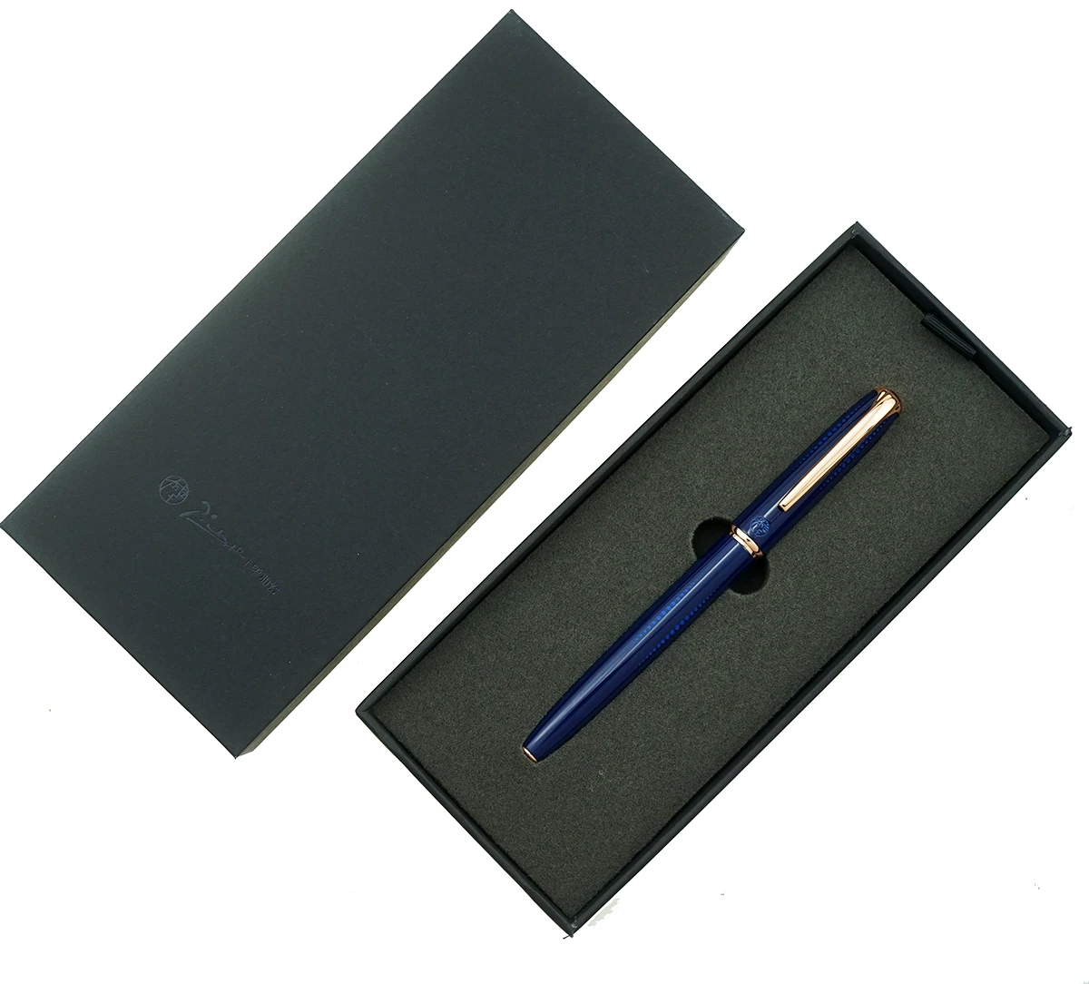 New Picasso  916 Blue Metal Fountain Pen Iridium Medium Nib with Beautiful Blue Dots Office Business School Gift Ink Pen