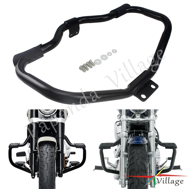 Dla Harley Sportster XL1200 żelaza 883 XL883N Roadster SuperLow czterdzieści osiem motocykl wąsy autostrady pasek awaryjny osłona silnika