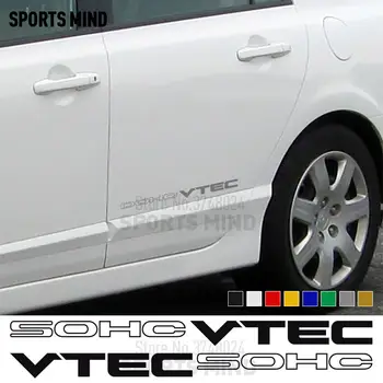 一對 SOHC VTEC 乙烯基貼紙,適用於本田思域 Si 和雅閣 JDM 改裝車,配件 10 最佳銷售 本田思域VTEC - №8