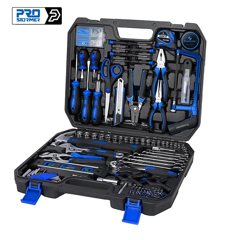 49/120/148/210 PCS Ratchet Wrench Hand Tools Set Combination Socket Adapter Kit Spanner Set General Household Wrench Set Tool