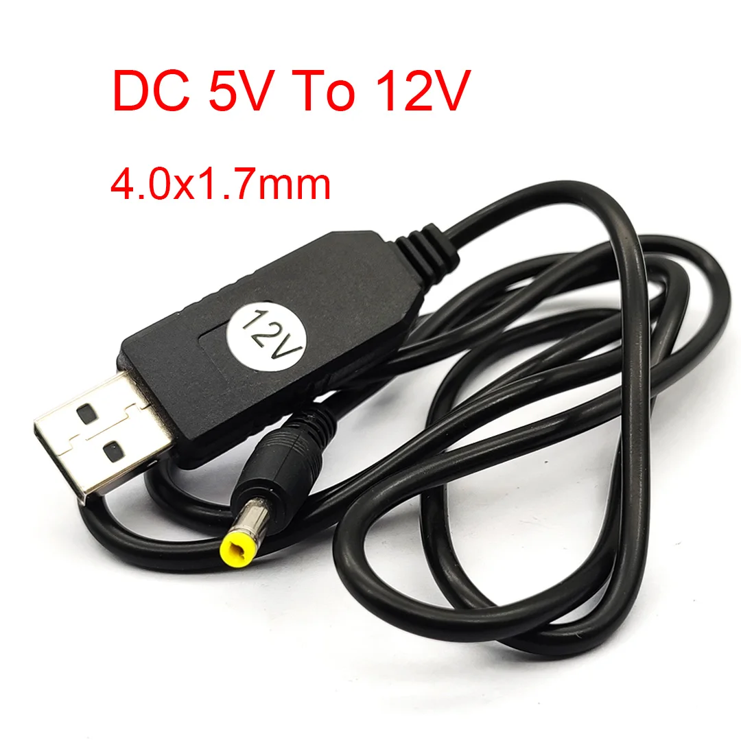 USB Power Boost Line DC 5V To 12V/9V Step UP Module USB Converter Adapter Cable 1.7x4.0mm/2,1x5.5mm Plug