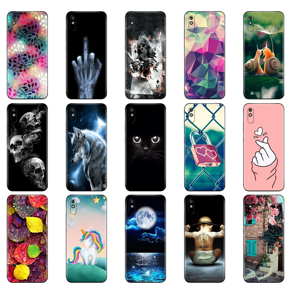 For xiaomi redmi 9A Case Soft Silicon Back Cover Phone Case For redmi 9A Case 6.53