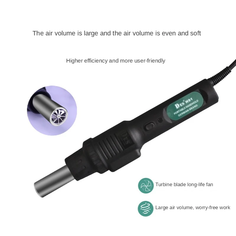 CXG DES Soldering Station High Frequency Thermostat Electric Soldering Iron Hot Air Gun 2 in 1 Repair Tool Case H92/H92B