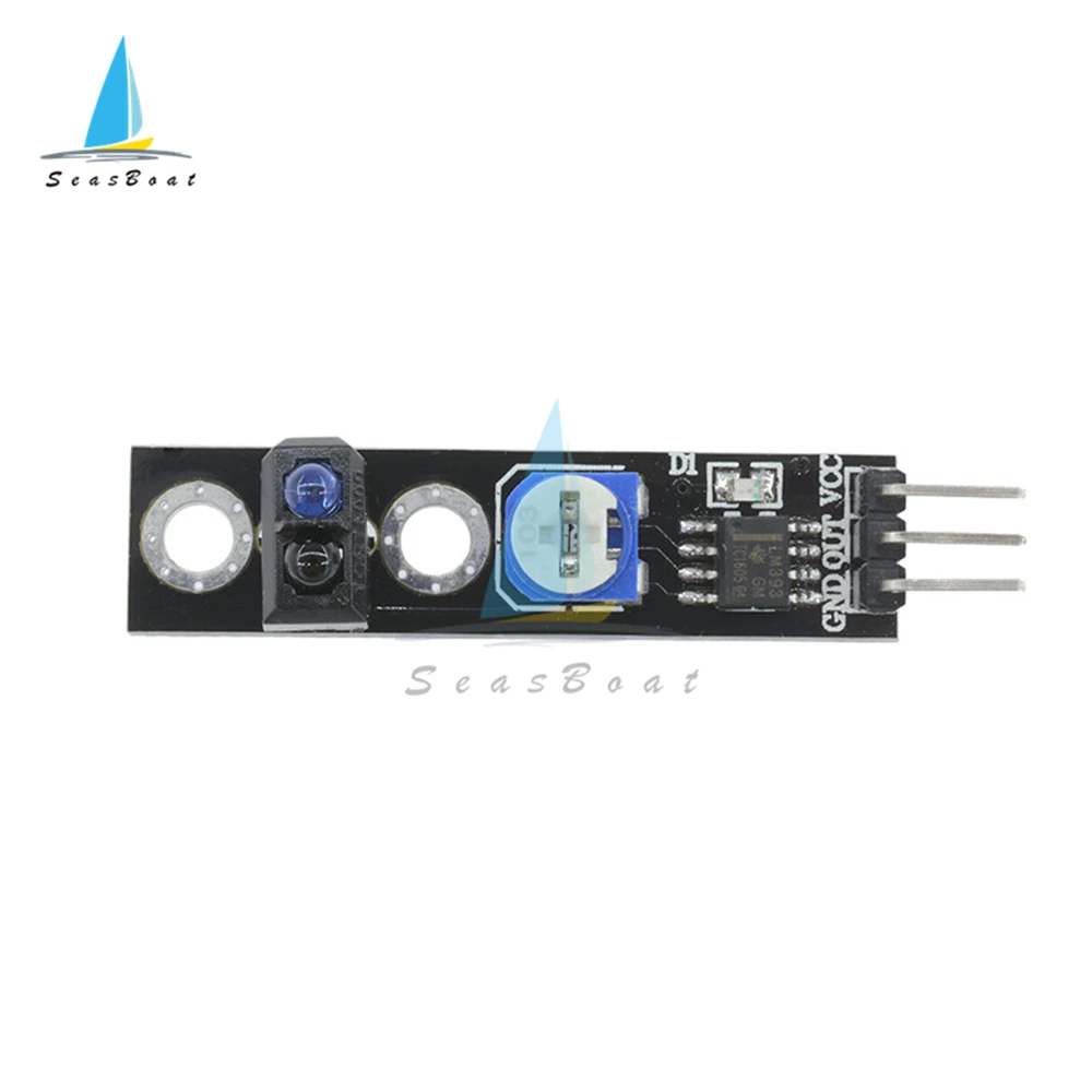 10PCS/lot IR Infrared Line Reflection Track Follower Sensor TCRT5000 Obstacle Avoidance For Arduino AVR ARM PIC DC 3.3V-5V