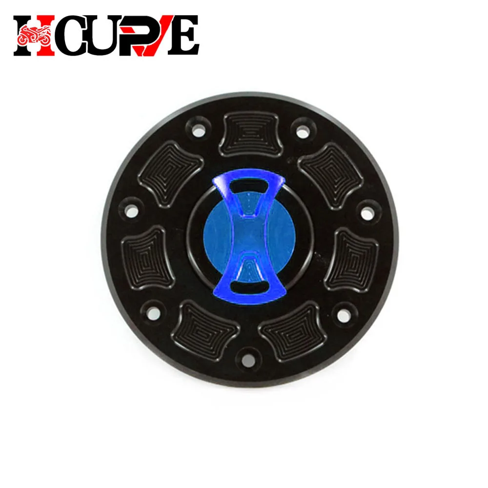 Motorcycle CNC Fuel Tank Cap Gas Oil Tank Cover Petrol Cover Fit For NINJA 500 EX500 500R ZX-6R ZX-7RR ZX-9R ZRX-1100 ZX-11