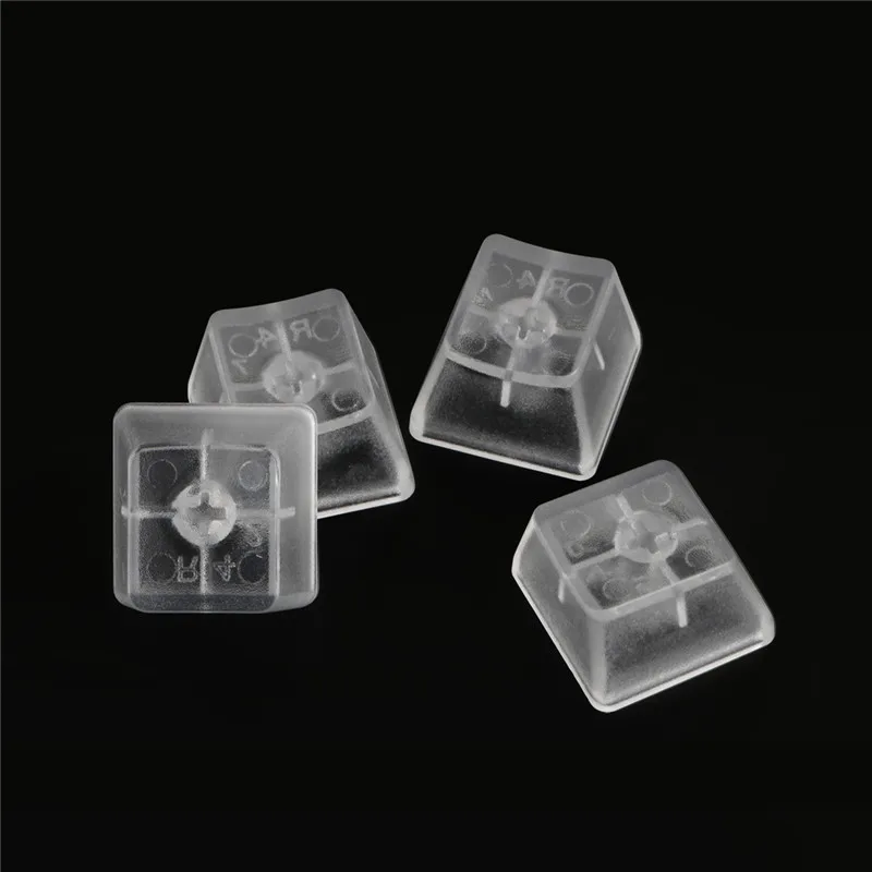 Clear Keycaps For Cherry Profile ABS R4 Height Backlight Transparent Blank ECS Keycaps For Mechanical Keyboard Custom Mx Switch