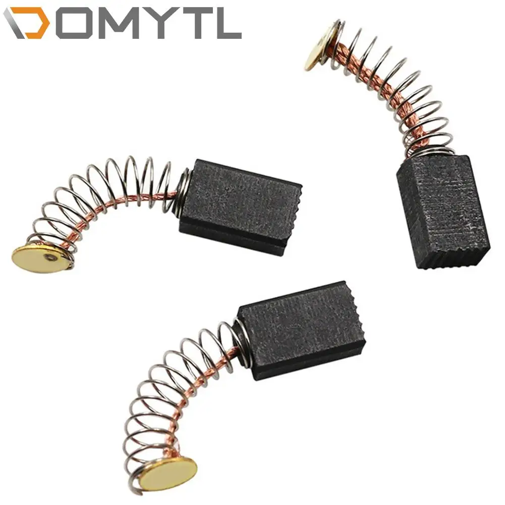 10Pcs ไฟฟ้าเครื่องบดขนาดเล็กฤดูใบไม้ผลิคาร์บอนแปรงเจาะมือเครื่องมืออุปกรณ์เสริม8*5มม.7.5*6.5มม.