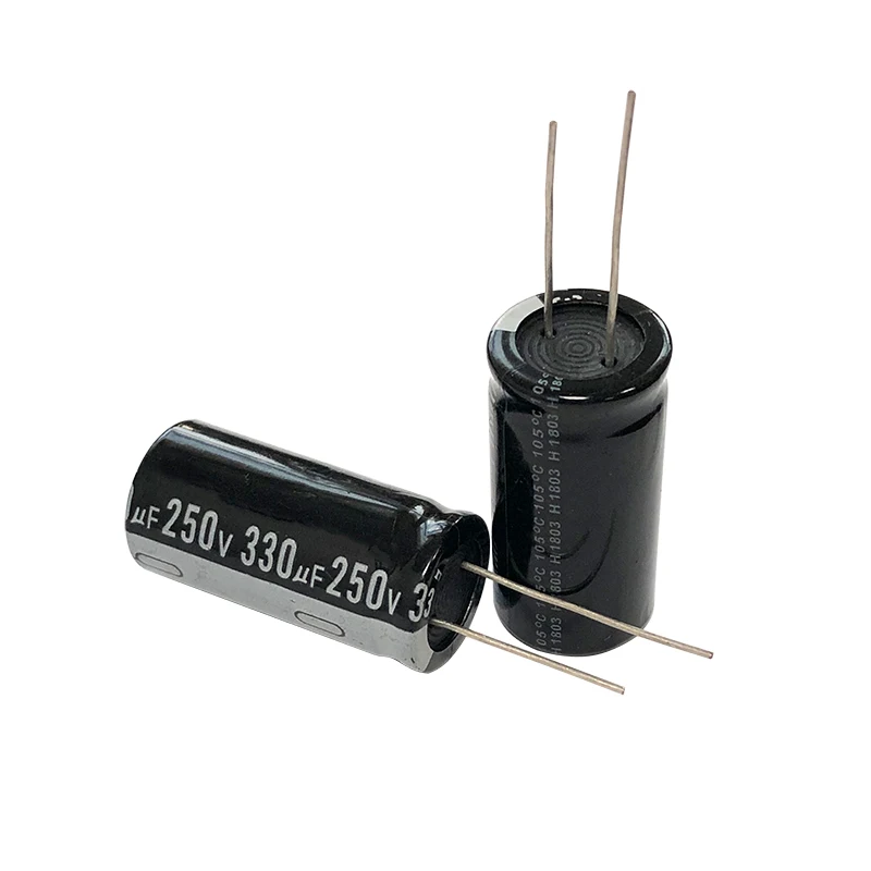 250V330uf 18x35mm aluminum electrolytic capacitor 250v 330uf 330mf 330MFD 330uf250v 250v330mf 250wv 250vdc 330MFD 470uf 2.2uf