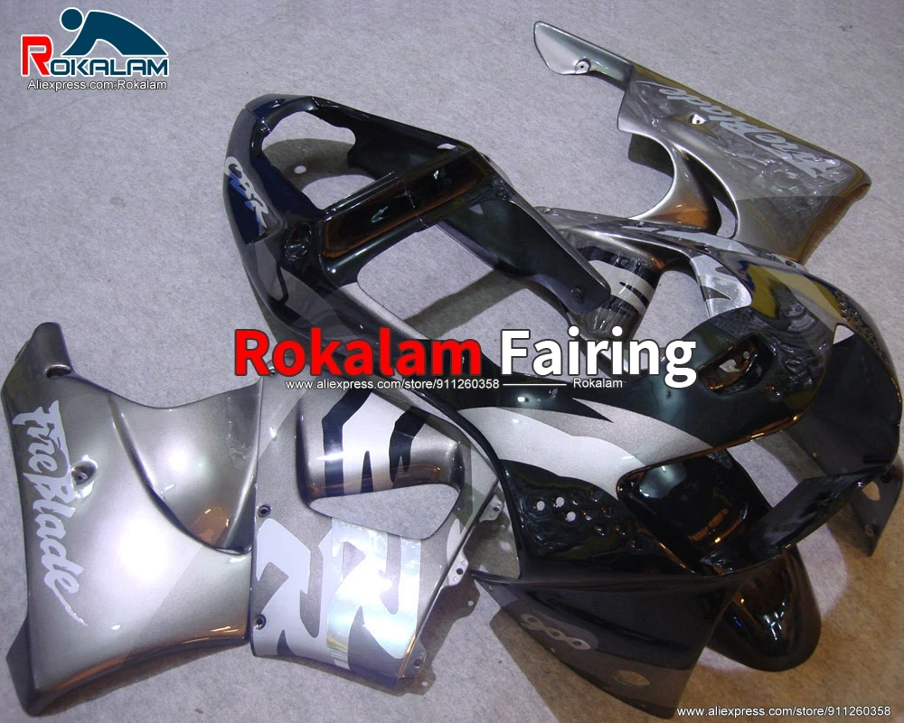 Autocycle Fairings For Honda CBR 900 RR 919 1998 1999 CBR 900RR 919 98 99 Bodywork Motorcycle Silver Black Fairing Kits