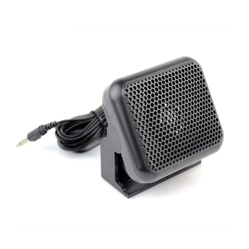 2PCS NSP-100 Mini External Speaker Mobile Radio Microphone For Yaesu For Kenwood For Motorola For ICOM Radio