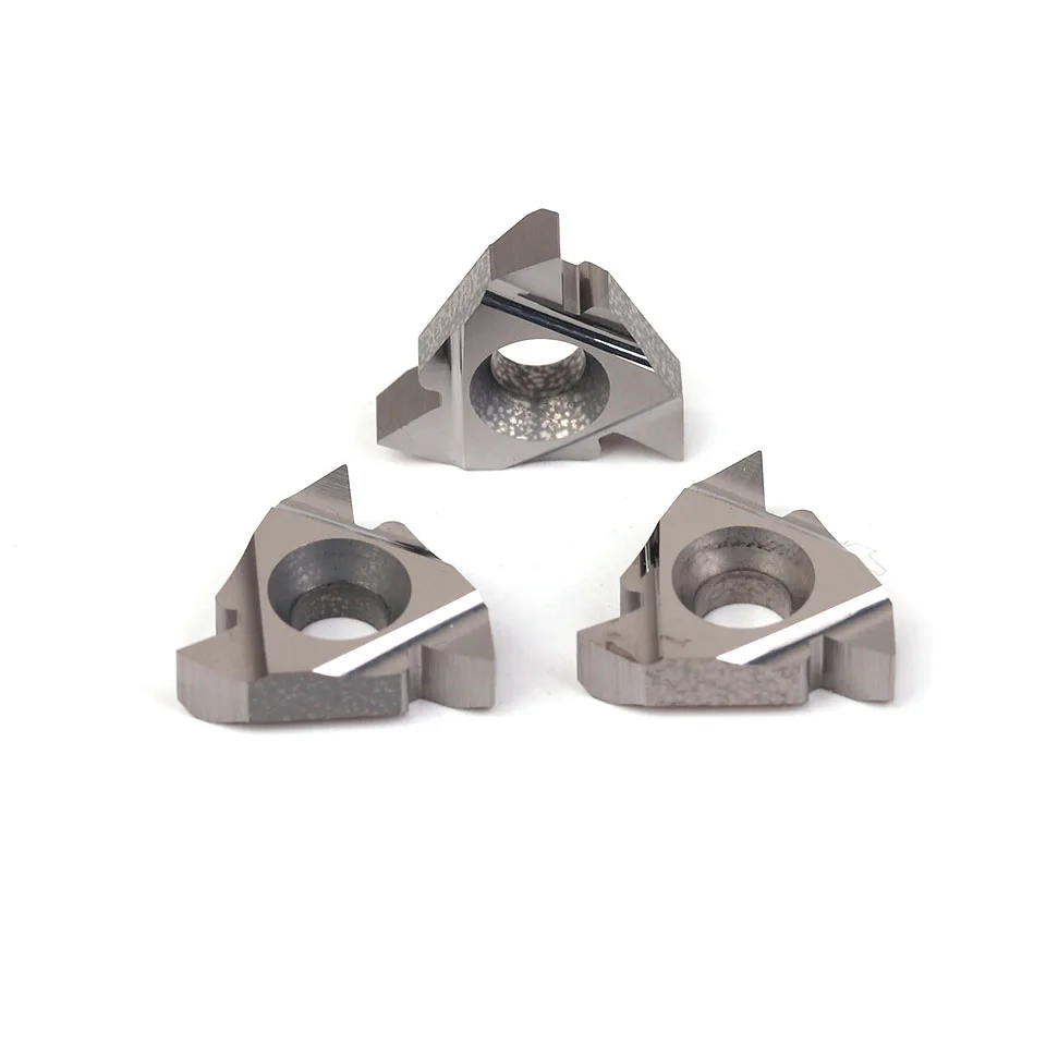 10 шт. 16IR 16ER AG60 H01 вставки твердосплавная алюминиевая резьба резак CNC неразъемный вставлять внутренние Токарные Инструменты Деревообрабатывающий резак