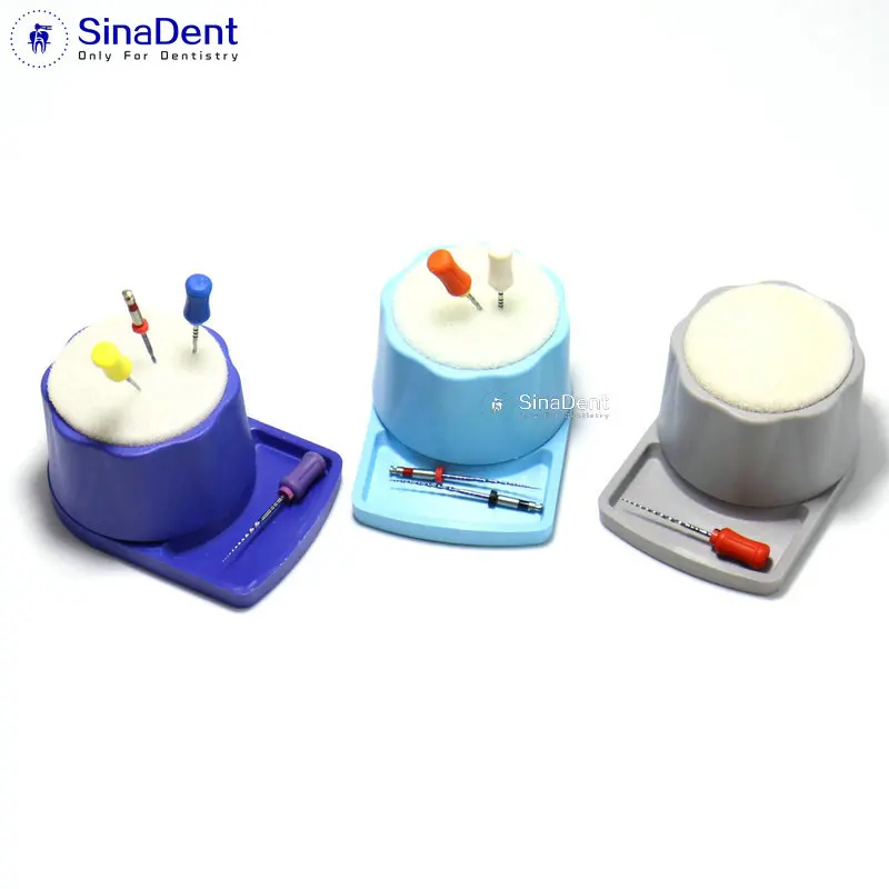 1pcs Dental Sponge Endo Stand Random Color Endo Holder for Endodontic Files Cleaning Autoclavable  Dental Disinfection Materials